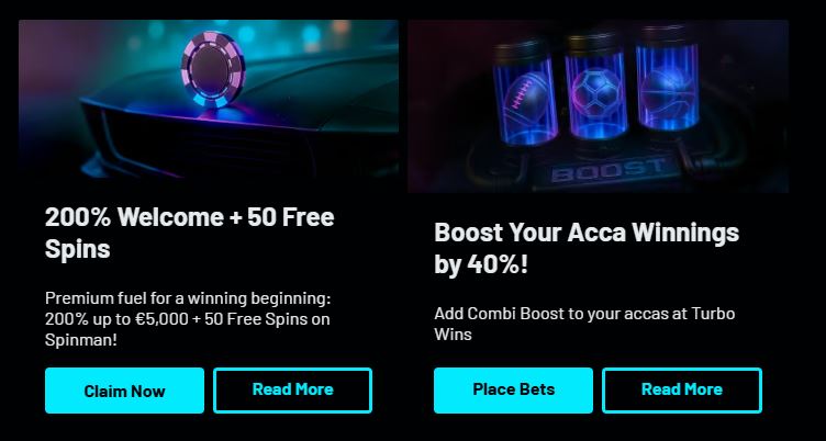 Hämta 50 free spins och booста dina vinster med Turbo Wins